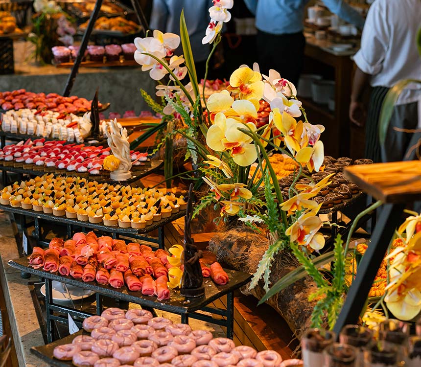 High tea in Granbell Hotel