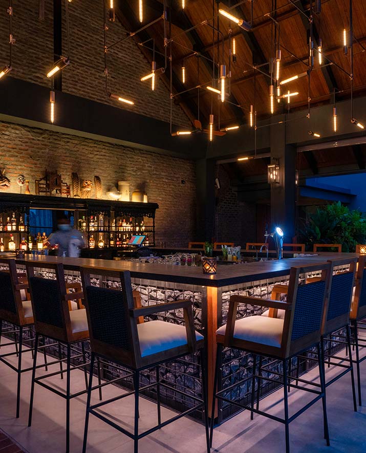 The bar on the top